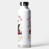 Snow Is Falling, Books Are Calling Trinkflasche (links)