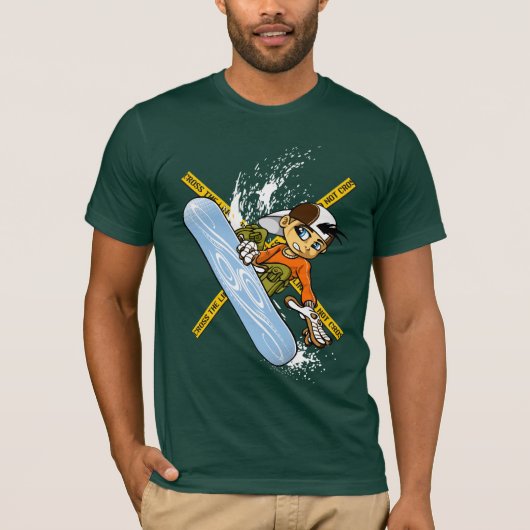 Snow Jumping T-Shirt (Vorderseite)