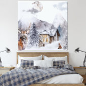 Snow & Kariou & Fox Leinwanddruck (Insitu (Schlafzimmer))