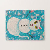 Snow Kitty Puzzle (Horizontal)