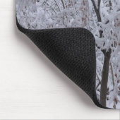 Snow-Laden Bäume Mousepad (Ecke)