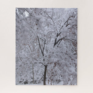 Snow-Laden Bäume Puzzle