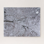 Snow-Laden Bäume Puzzle (Horizontal)