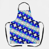 Snow Lady Under the Blue Winter Sky Schürze (Vorderseite)