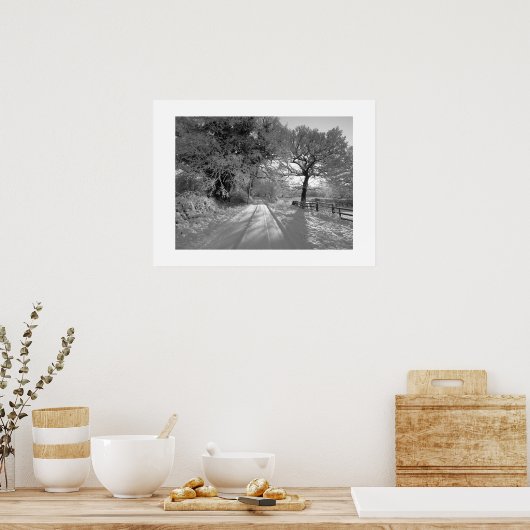 Snow Landscape: Cheshire Poster (Küche)