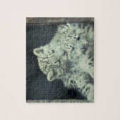 Snow Leopard Babies Puzzle (Vertikal)