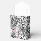Snow Leopard Baby Dusche Fevor Boxen Geschenkschachtel (Geöffnet)
