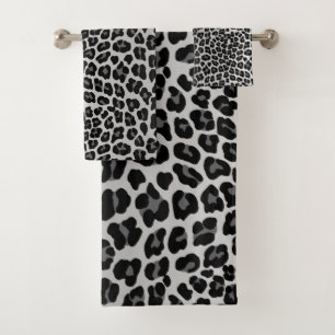 Snow Leopard Badhandtuch Set