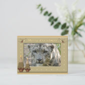 Snow Leopard-BCR-c-158 copy Postkarte (Stehend Vorderseite)
