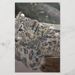 Snow Leopard Briefpapier