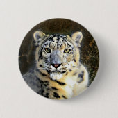 Snow Leopard Button (Vorderseite)