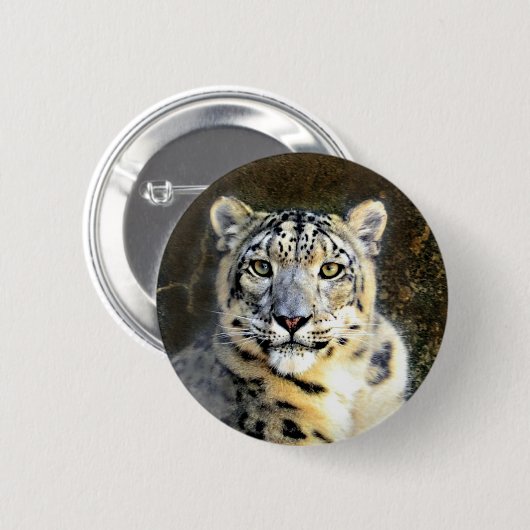 Snow Leopard Button (Vorne & Hinten)