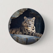 Snow Leopard Button (Vorderseite)