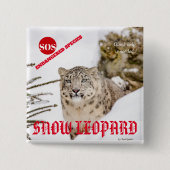 Snow Leopard Button (Vorderseite)
