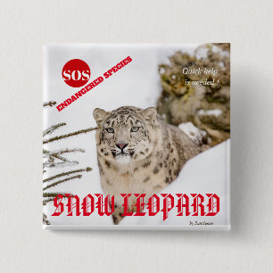 Snow Leopard Button