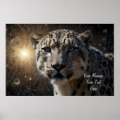 Snow Leopard Celestial Guardian Poster (Vorne)