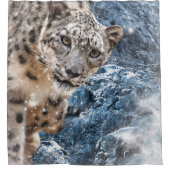 SNOW LEOPARD CLOUD WALKER DUSCHVORHANG (Vorderseite)