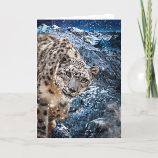 SNOW LEOPARD CLOUD WALKER KARTE (Vorderseite)