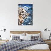 SNOW LEOPARD CLOUD WALKER LEINWANDDRUCK (Insitu (Schlafzimmer))