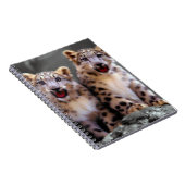 Snow Leopard Cubs Notizblock (Rechte Seite)