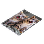 Snow Leopard Cubs Notizblock (Linke Seite)
