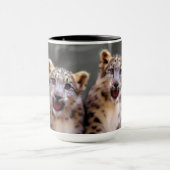 Snow Leopard Cubs Tasse (Zentrum)