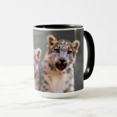 Snow Leopard Cubs Tasse (VorderseiteRechts)