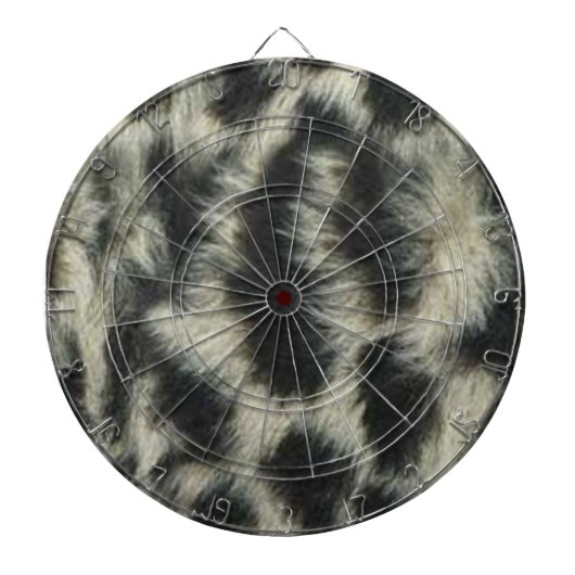 Snow Leopard Dart Board Dartscheibe (vorne)