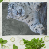 Snow Leopard Dreams Küchentücher (Gefaltet)