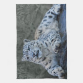 Snow Leopard Dreams Küchentücher (Vertikal)