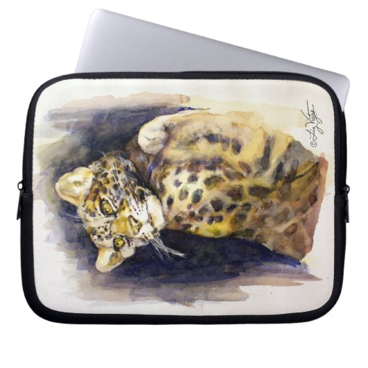 Snow Leopard Electronics Bag Laptopschutzhülle (Vorderseite)