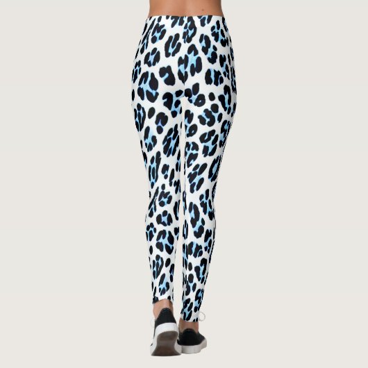 Snow Leopard Elegance Leggings (Rückseite)