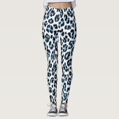 Snow Leopard Elegance Leggings (Vorderseite)