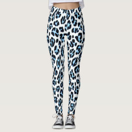 Snow Leopard Elegance Leggings