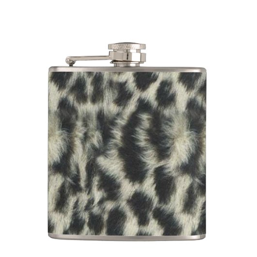 Snow Leopard Flask Flachmann (Vorderseite)