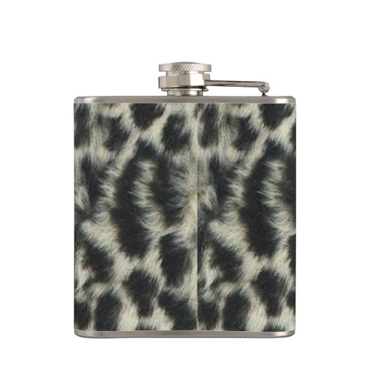 Snow Leopard Flask Flachmann (Rückseite)