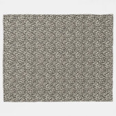 Snow Leopard Fleecedecke (Vorderseite (Horizontal))