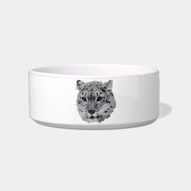Snow Leopard Fraktal Napf (Vorderseite)