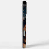 Snow Leopard Gazes am Gebirgsstrom Case-Mate iPhone Hülle (Rückseite / Rechts)