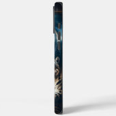 Snow Leopard Gazing auf Schloss Case-Mate iPhone Hülle (Rückseite / Links)