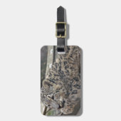Snow Leopard Gepäckanhänger (Vorderseite vertikal)
