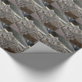 Snow Leopard Geschenkpapier (Ecke)