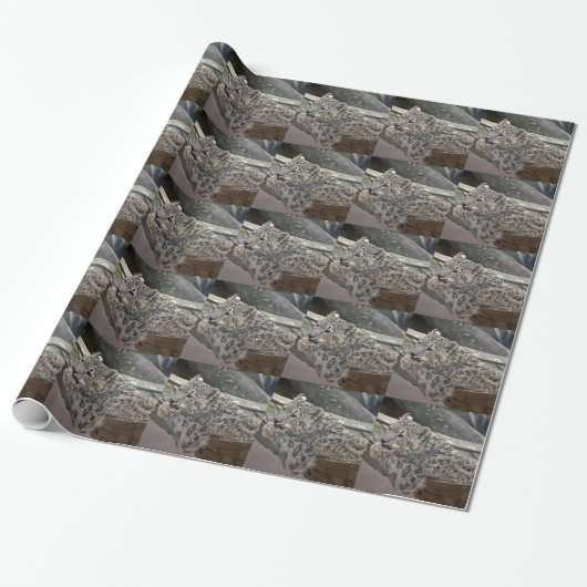 Snow Leopard Geschenkpapier (Ungerollt)