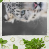 Snow Leopard Geschirrtuch (Gefaltet)