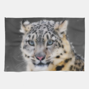 Snow Leopard Geschirrtuch