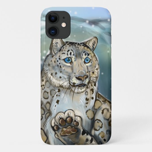 Snow Leopard ~iphone case (Rückseite)