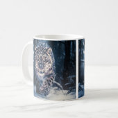 Snow Leopard Kaffeetasse (Vorderseite Links)