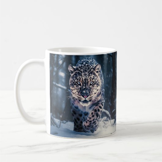 Snow Leopard Kaffeetasse (Links)