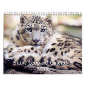 Snow Leopard-Kalender Kalender (Titelbild)