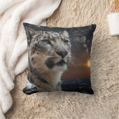 Snow Leopard Kissen (Decke)